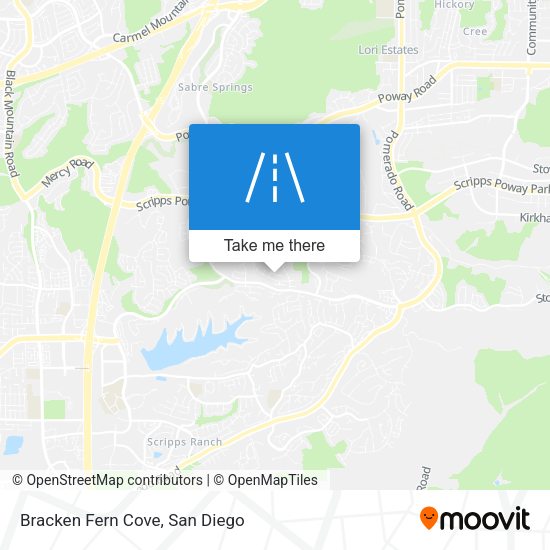 Mapa de Bracken Fern Cove