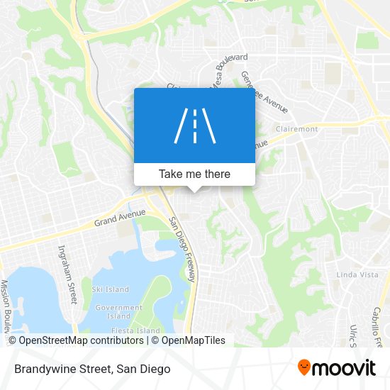 Mapa de Brandywine Street