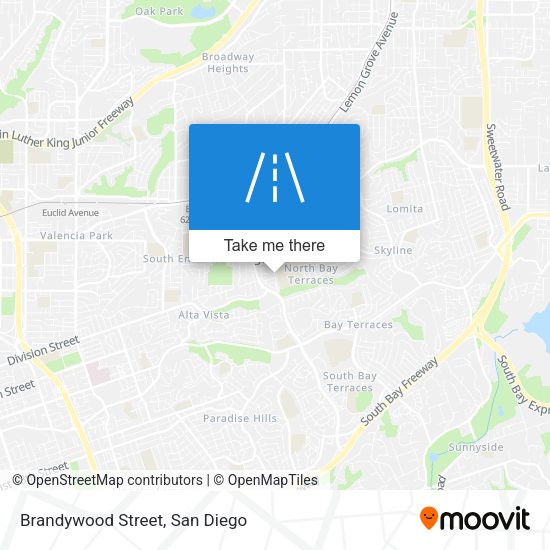 Mapa de Brandywood Street