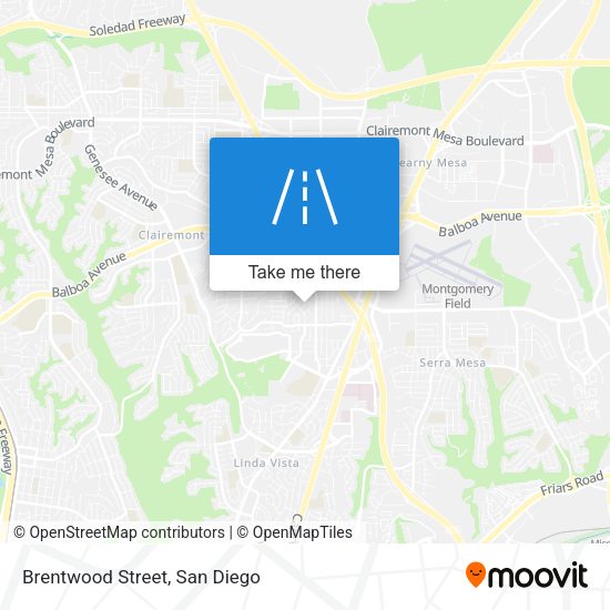 Mapa de Brentwood Street