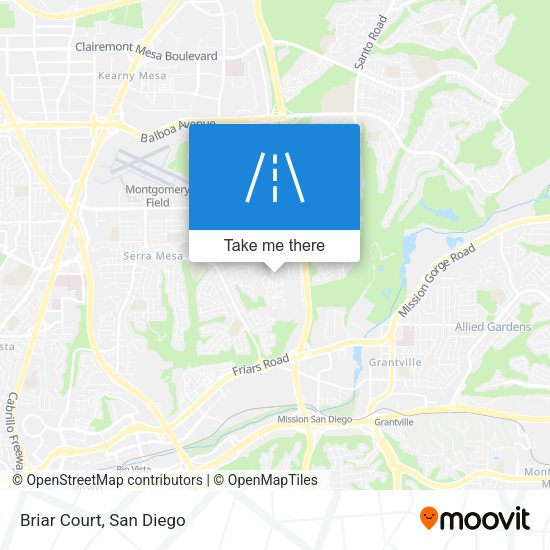 Mapa de Briar Court