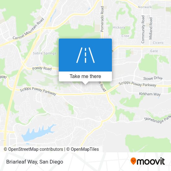 Mapa de Briarleaf Way