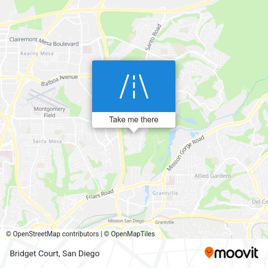 Mapa de Bridget Court