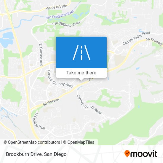 Mapa de Brookburn Drive