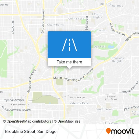 Mapa de Brookline Street