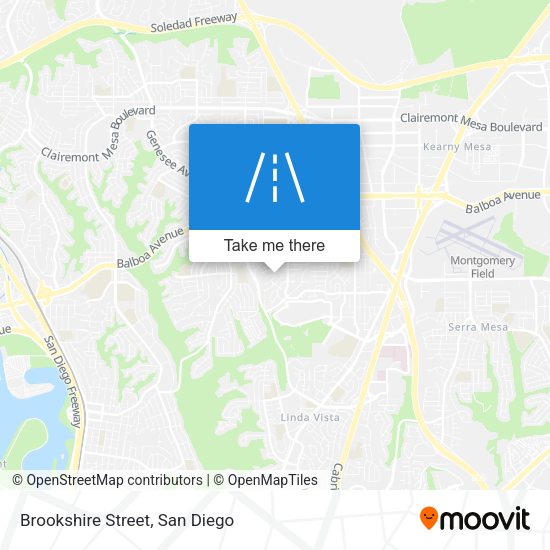 Mapa de Brookshire Street