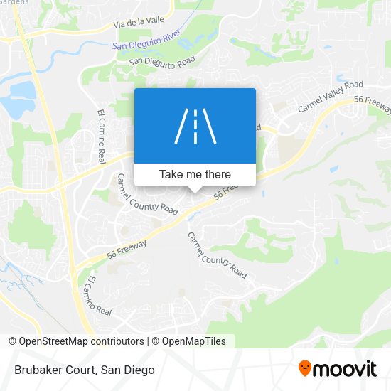 Mapa de Brubaker Court