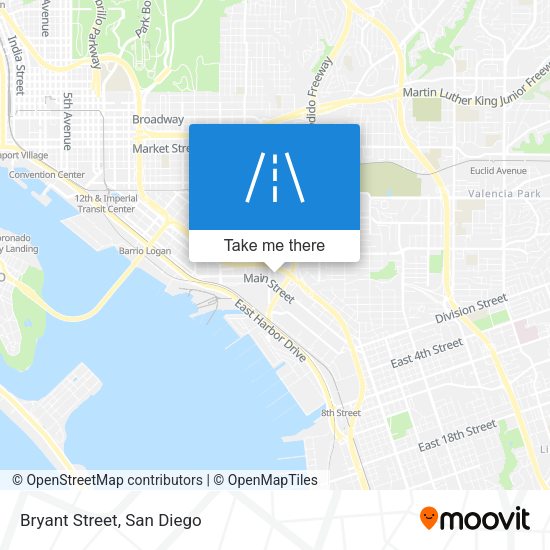 Mapa de Bryant Street