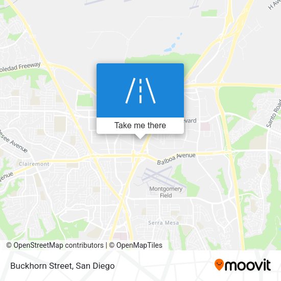 Mapa de Buckhorn Street