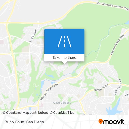 Mapa de Buho Court