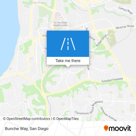 Mapa de Bunche Way