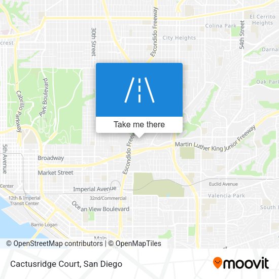 Mapa de Cactusridge Court