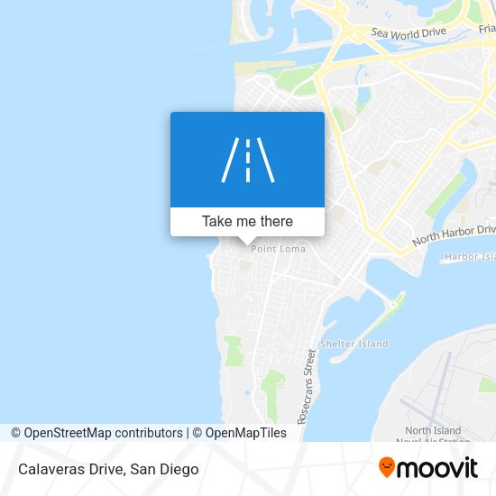 Mapa de Calaveras Drive