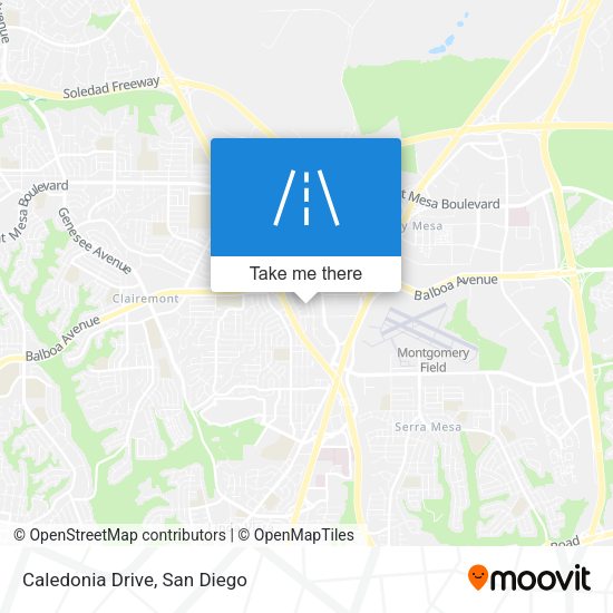 Mapa de Caledonia Drive