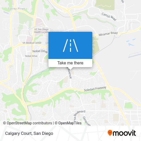 Mapa de Calgary Court