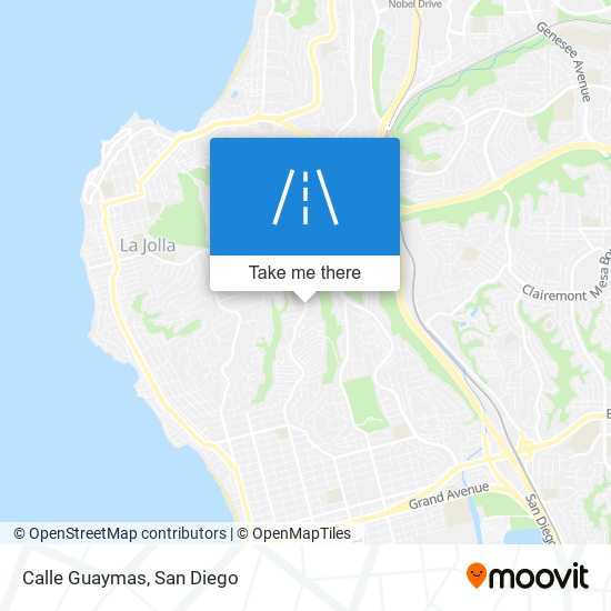 Mapa de Calle Guaymas