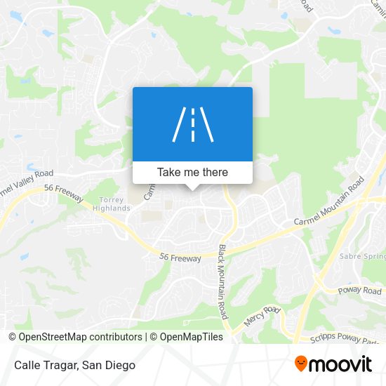 Mapa de Calle Tragar