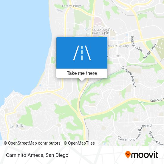 Mapa de Caminito Ameca