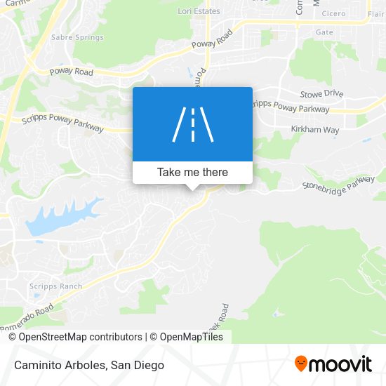 Mapa de Caminito Arboles