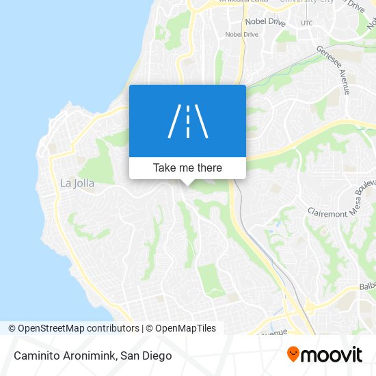 Caminito Aronimink map