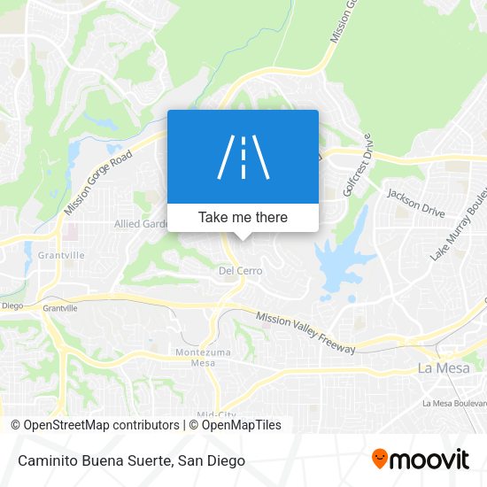 Mapa de Caminito Buena Suerte