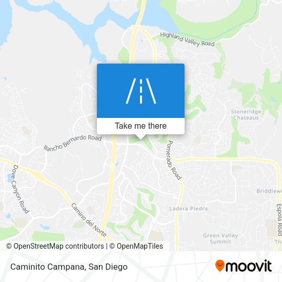 Mapa de Caminito Campana