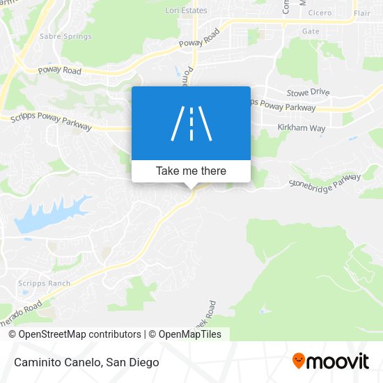 Caminito Canelo map