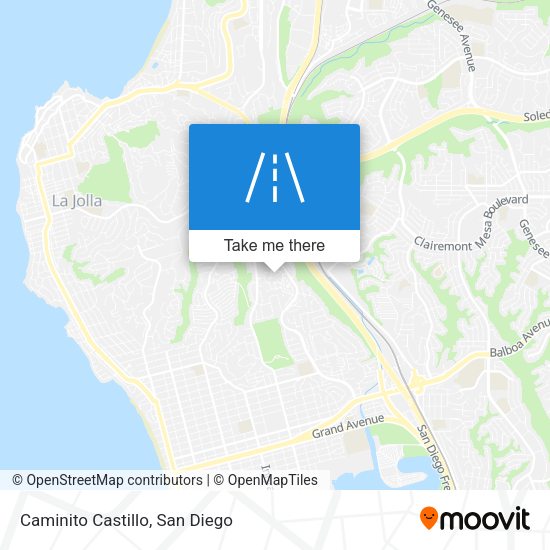 Mapa de Caminito Castillo