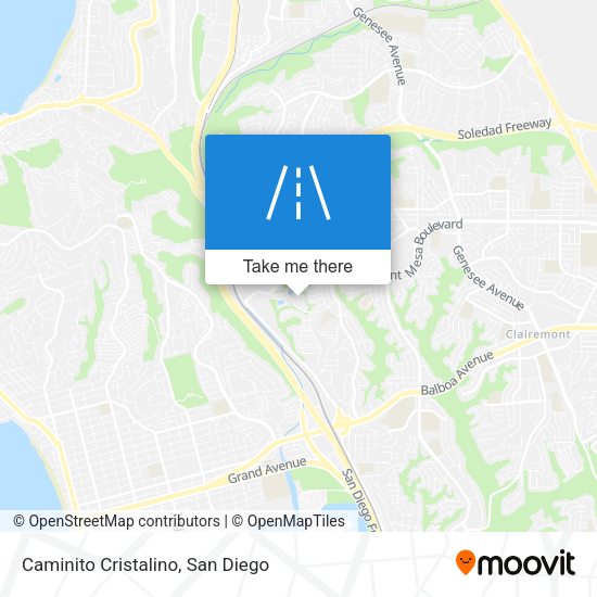 Caminito Cristalino map
