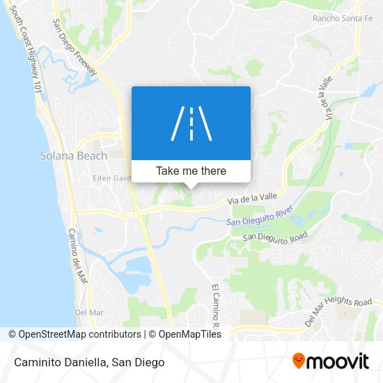 Caminito Daniella map