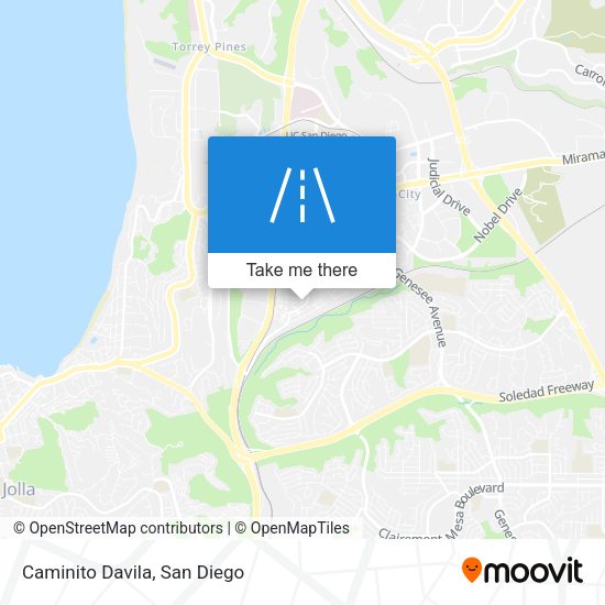 Mapa de Caminito Davila