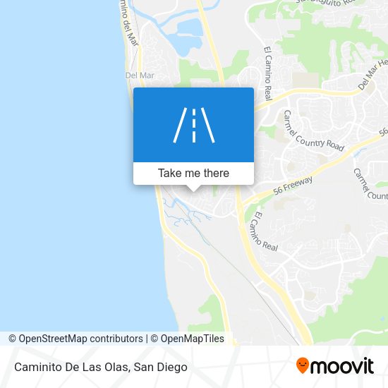 Caminito De Las Olas map