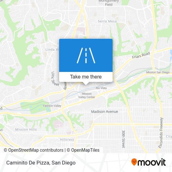Caminito De Pizza map