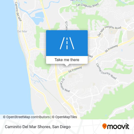 Caminito Del Mar Shores map