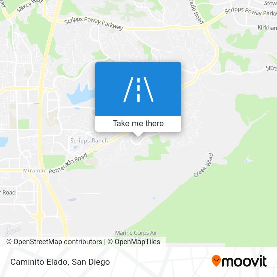 Caminito Elado map
