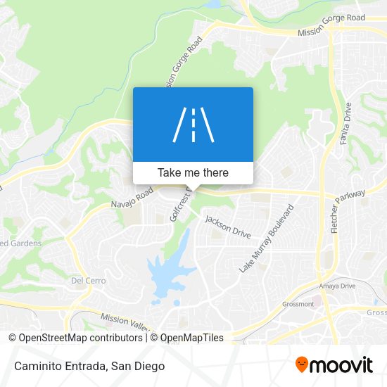 Mapa de Caminito Entrada
