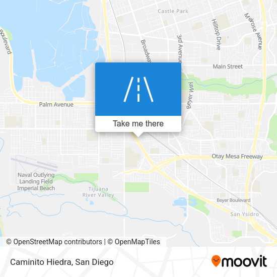 Mapa de Caminito Hiedra