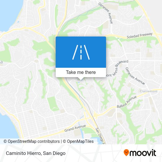 Mapa de Caminito Hierro