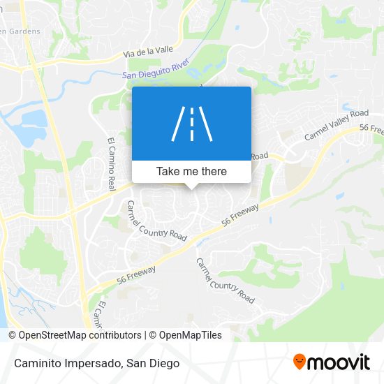 Caminito Impersado map