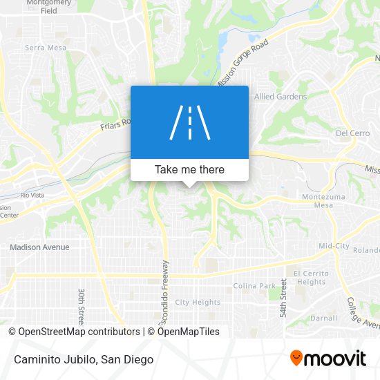 Mapa de Caminito Jubilo