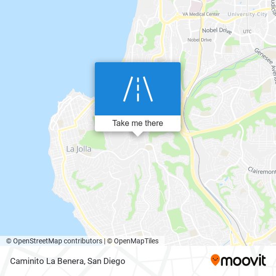 Caminito La Benera map