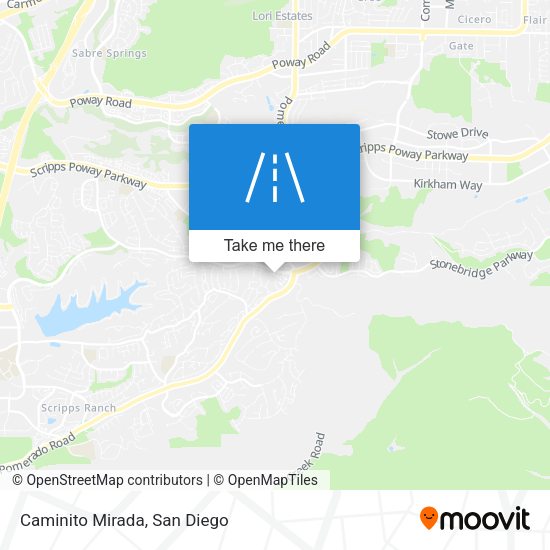 Mapa de Caminito Mirada
