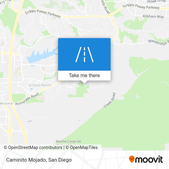 Mapa de Caminito Mojado