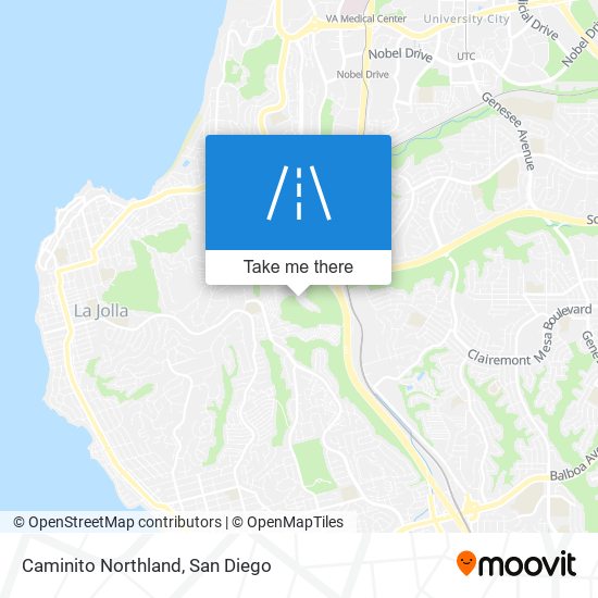 Caminito Northland map