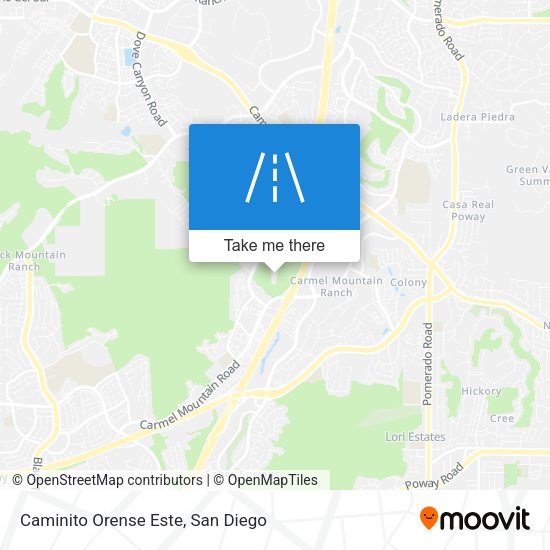 Mapa de Caminito Orense Este