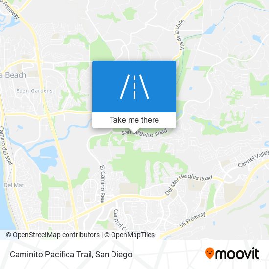 Mapa de Caminito Pacifica Trail