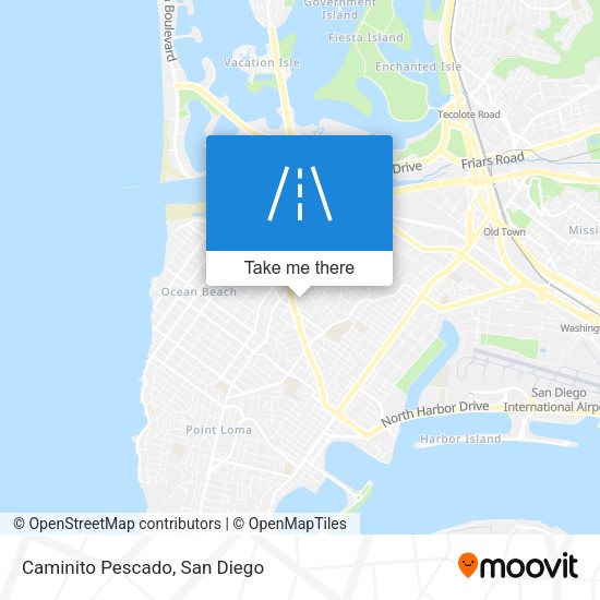 Mapa de Caminito Pescado