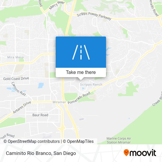 Caminito Rio Branco map