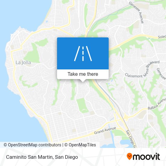 Caminito San Martin map