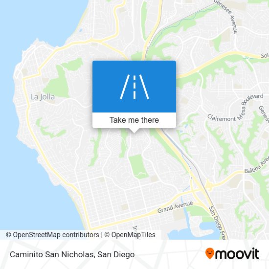 Mapa de Caminito San Nicholas